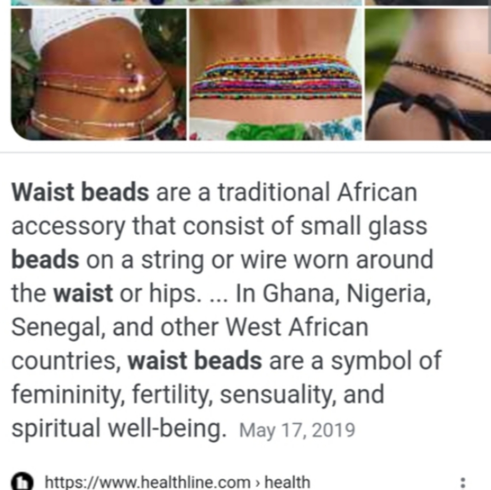 Women's 3pc Set Waist Beads - Picture 3 of 7